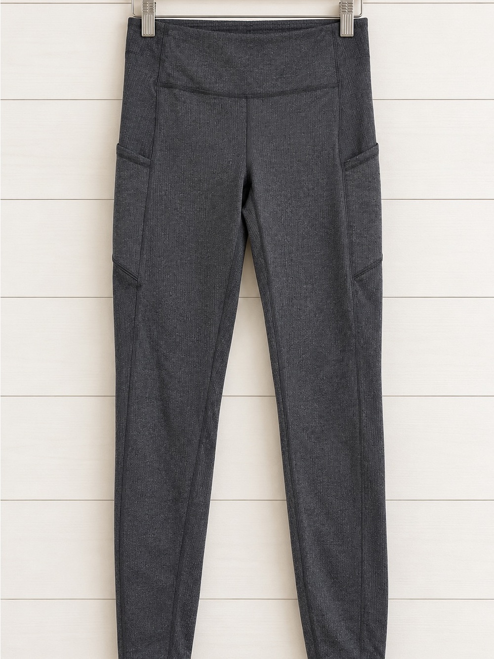 Lululemon Women’s Leggings Side Pockets Charcoal Size 6